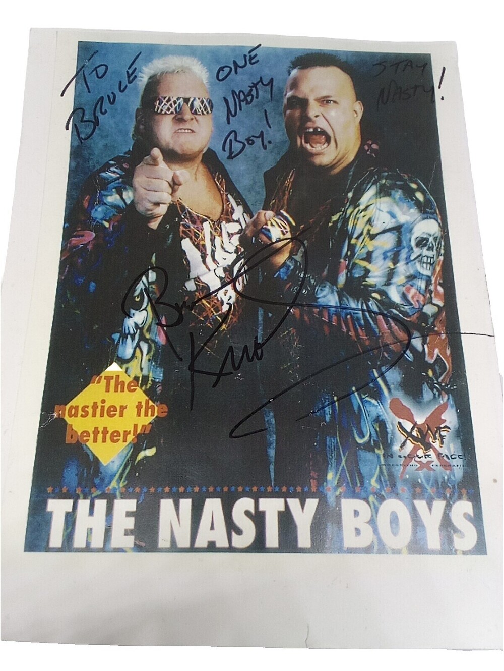 Brian Knobbs 8 X 10 Autograph Wrestling Crate Exclusive